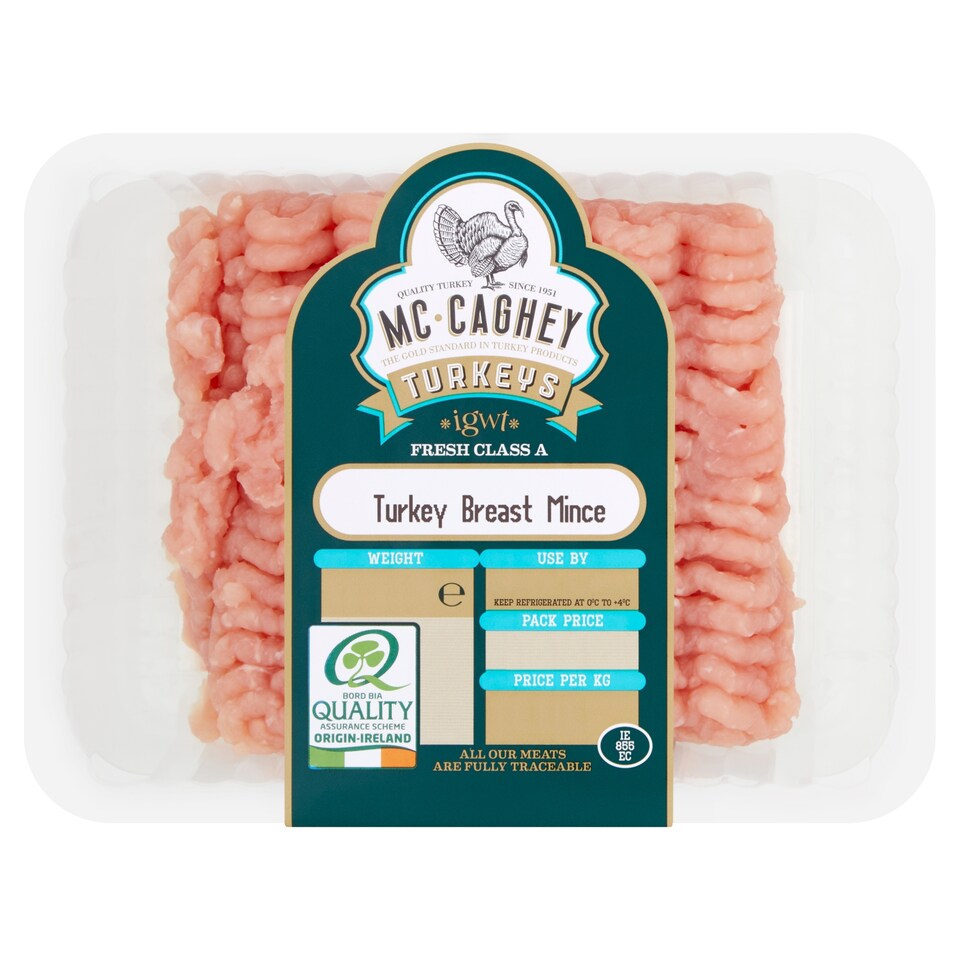 McCaughey Turkeys Turkey Breast Mince 400g