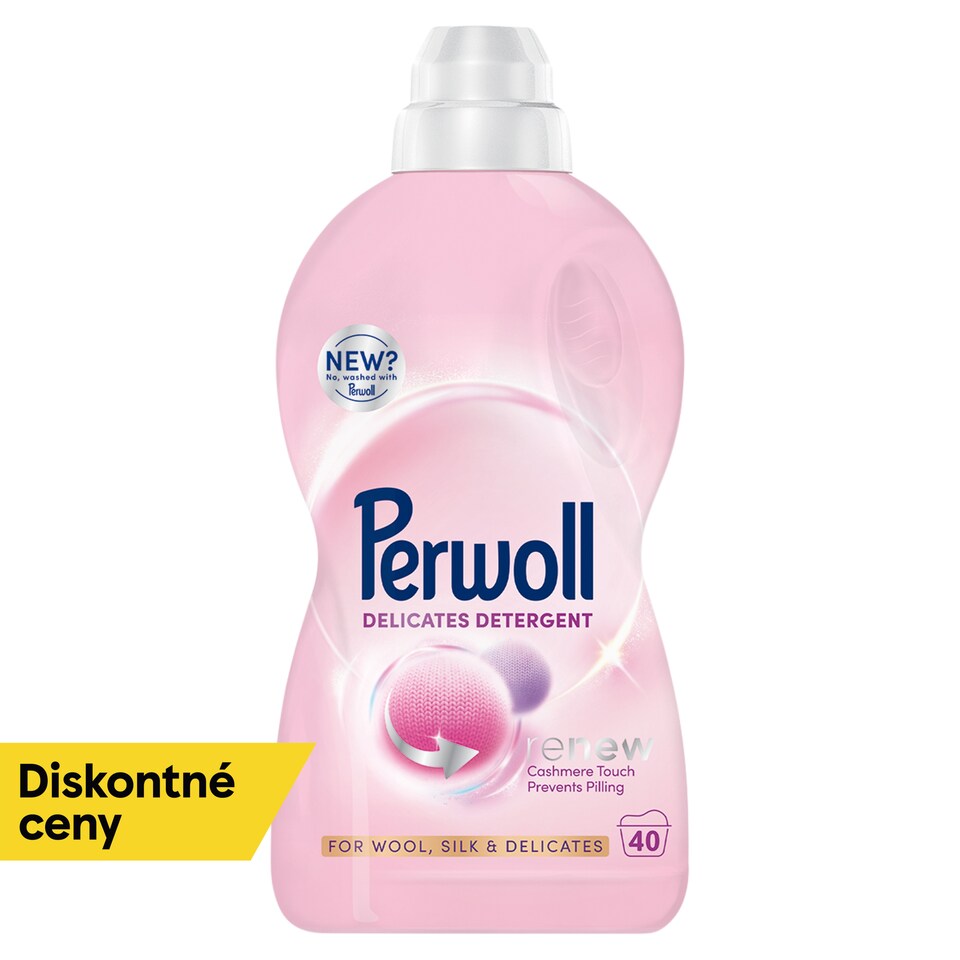 image 1 of Perwoll Renew Wool, Silk & Delicates Special Laundry Detergent 40 Washes 2 L