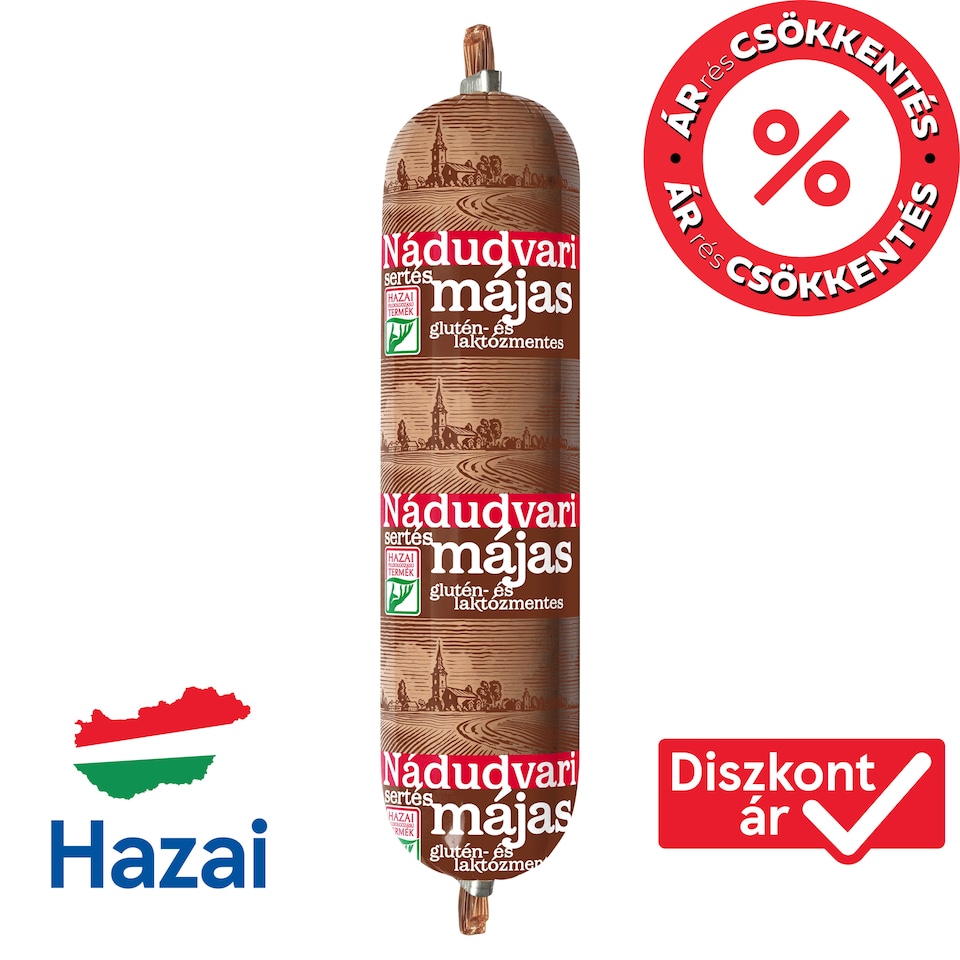 Nádudvari glutén- és laktózmentes sertés májas 110 g