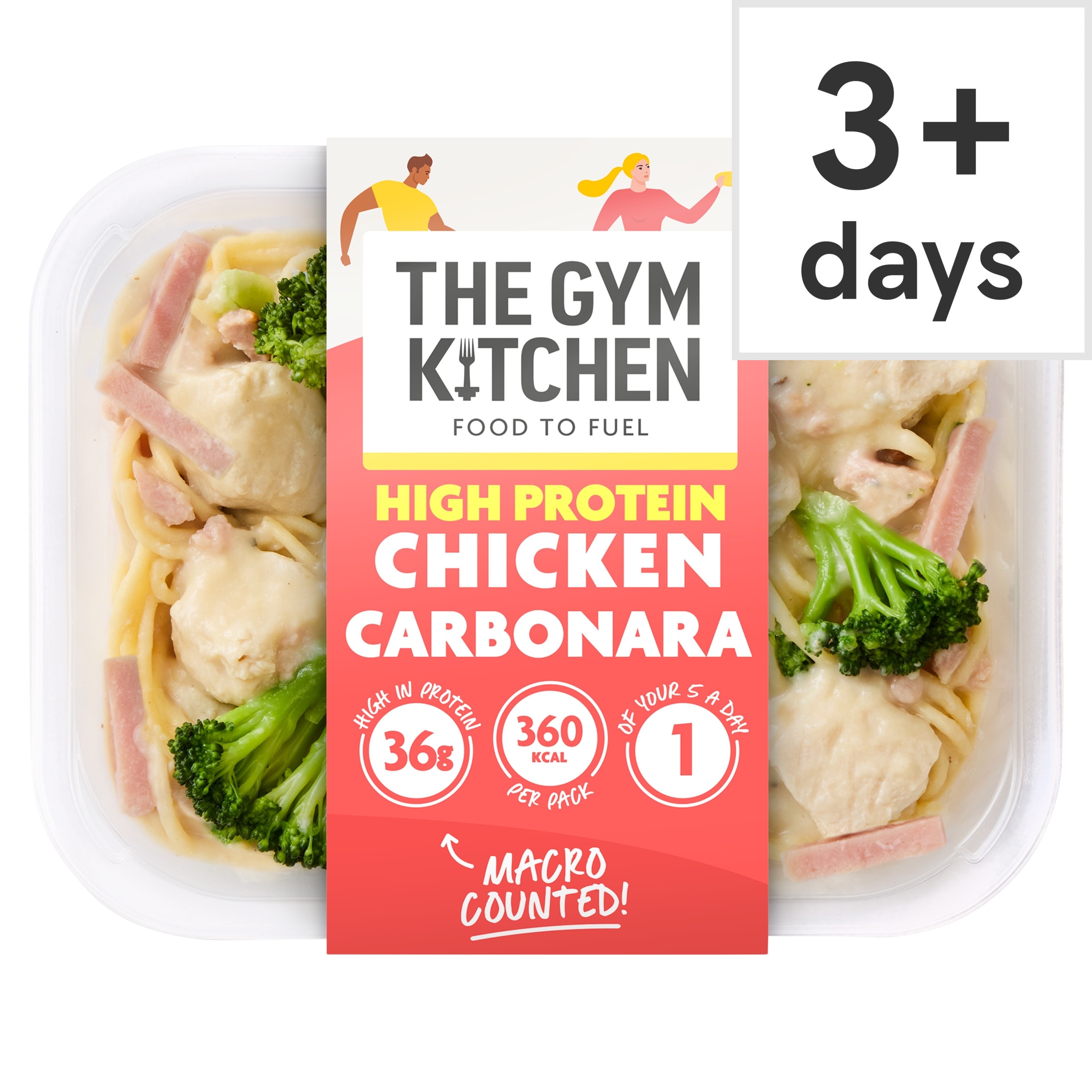 The Gym Kitchen Food To Fuel Chicken Carbonara Pasta 400G