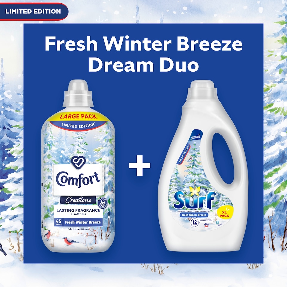 image 1 of Comfort Creations Fresh Winter Breeze Fabric Conditioner 45 Washes 1350ml