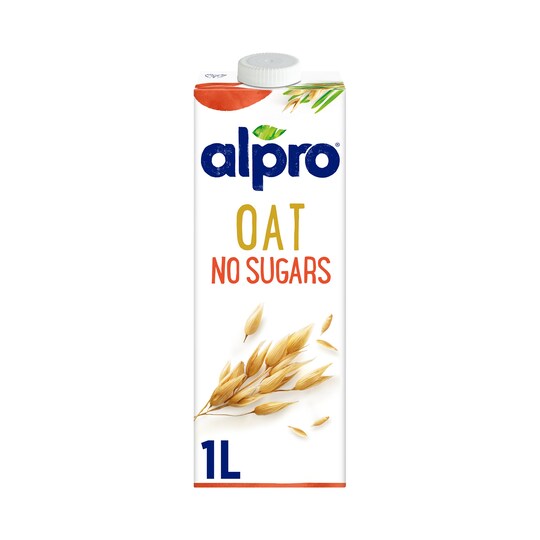 Alpro Oat No Sugars Ong Life Drink 1L Tesco Groceries
