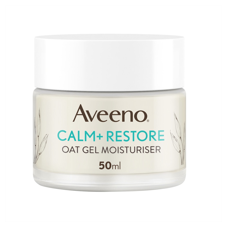 image 1 of Aveeno Face Calm and Restore Oat Gel Moisturiser 50ml