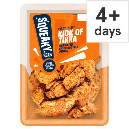 Squeaky Bean Ready To Eat Chicken Style Pieces Tikka 160G Tesco Groceries