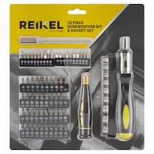 Reikel 72 darabos bit- és dugókulcs készlet