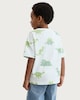 image 3 of F&F Boys Pure Cotton Dinosaur Print Short Sleeved T-Shirt in Mint