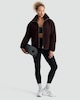 image 2 of F&F Active Borg Funnel Neck Zip Through Jacket in Purple