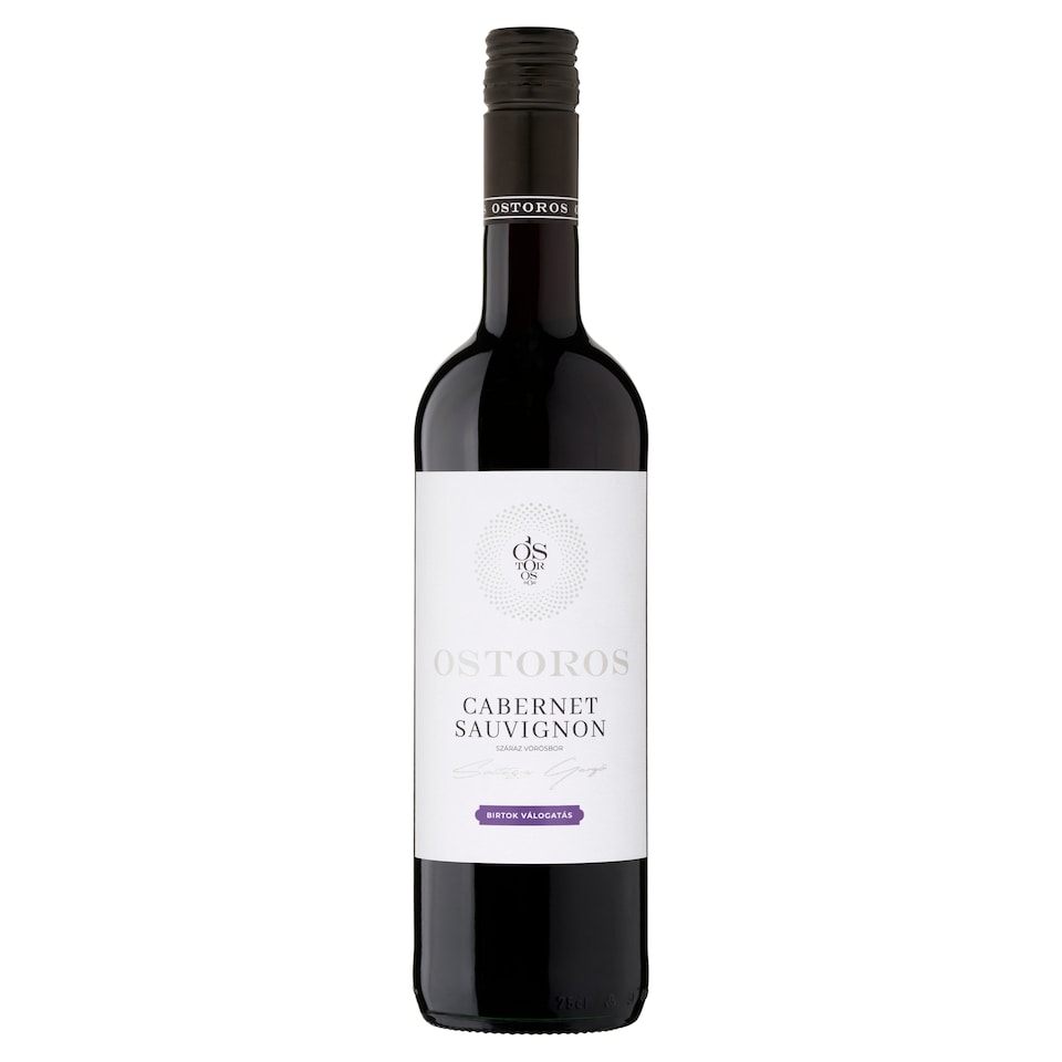 Ostorosbor Cabernet Sauvignon száraz vörösbor 12,5% 750 ml 1. kép