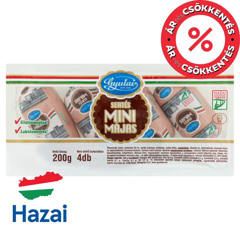 Gyulai Mini Pork Liver Pate 4 pcs 200 g