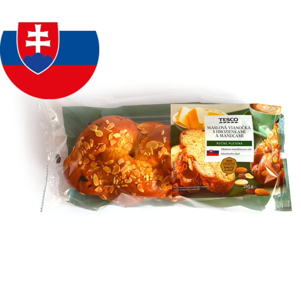 Tesco Butter Christmas Cake with Raisins and Almonds 350 g