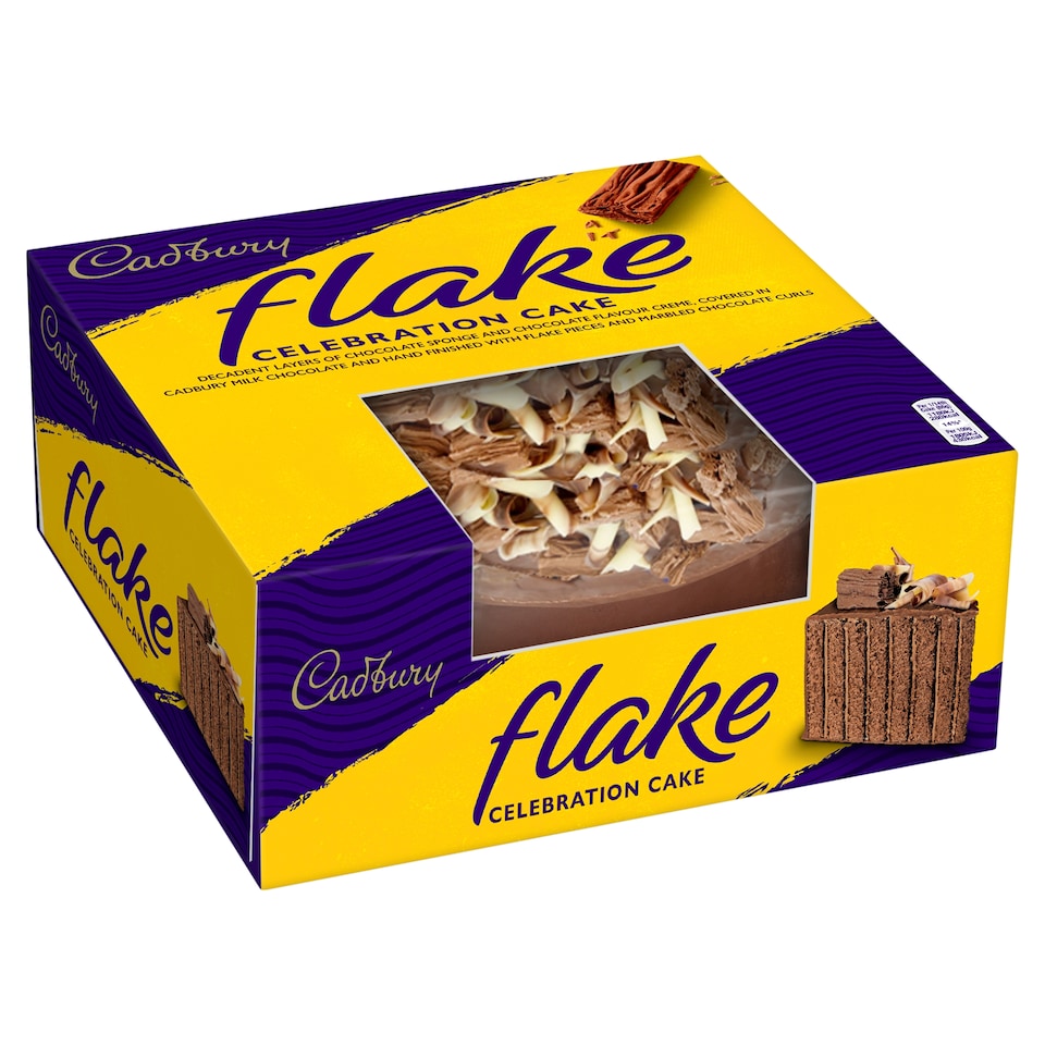 image 1 of Cadbury Flake Chocolate Celebration Cake