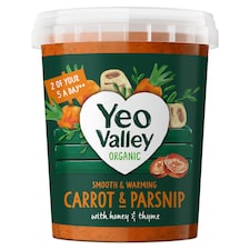 Yeo Valley Organic Carrot Parsnip Thyme Soup 400G