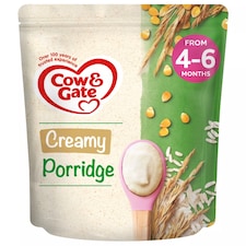 Cow & Gate Creamy Porridge Baby Cereal 4-6 Months 125g