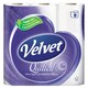 image 1 of Quilted Velvet Toilet Tissue White 9 Roll 1485Sheet