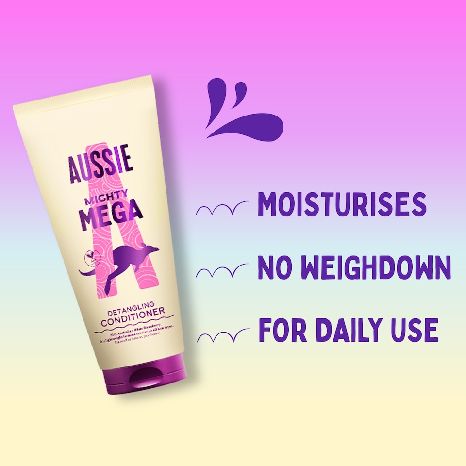image 1 of Aussie Mega Hair Conditioner 200ml