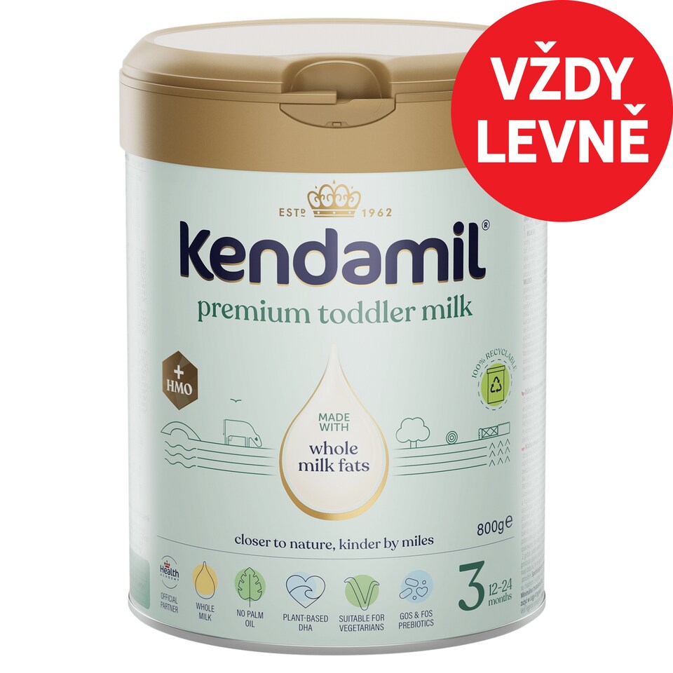 Obrázek 1 pro produkt Kendamil Premium 3 HMO+ 800g