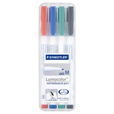 Staedtler Thin Whiteboard Markers 4 Pack