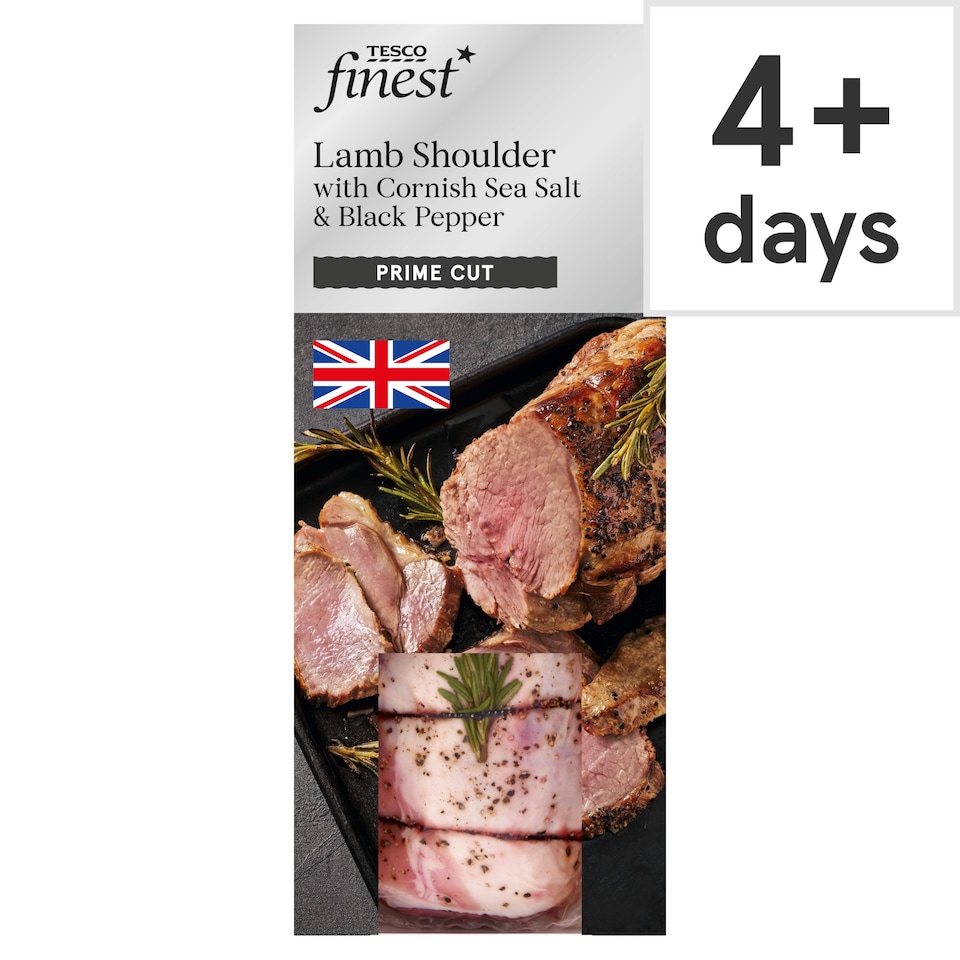 Tesco Finest Lamb Shoulder Cornish Sea Salt & Black Pepper