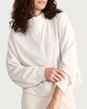 image 2 of F&F 2-Piece Ribbed Half Zip Top and Bottoms Pyjama Set in Neutral