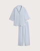image 4 of The F&F Edit 2-Piece Pyjama Set with Linen in Blue