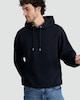 image 1 of F&F Quilted Textured Hoodie in Navy