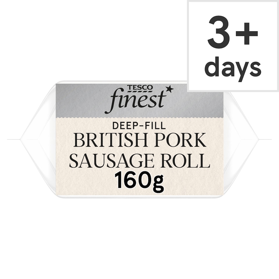 Tesco Finest British Pork Sausage Roll 160g