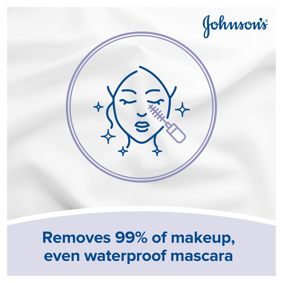 image 1 of Johnson's Face Care Pampering Wipes 25