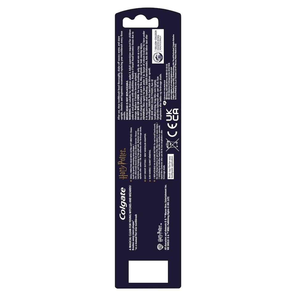 image 1 of Colgate Kids Harry Potter Extra Soft Battery Toothbrush