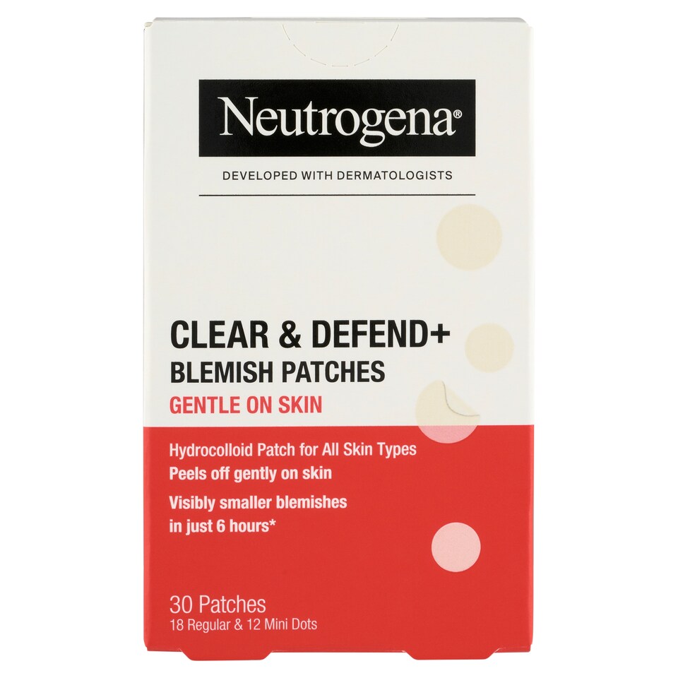 Obrázek 1 pro produkt Neutrogena Clear & Defend+ Sensitive náplasti na nedokonalosti 30 ks