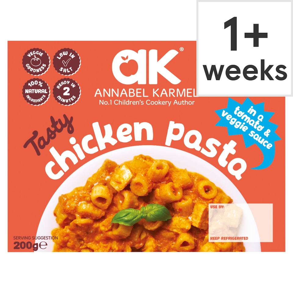 image 1 of Annabel Karmel Tasty Chicken Pasta in a Tomato & Veggie Sauce 200g