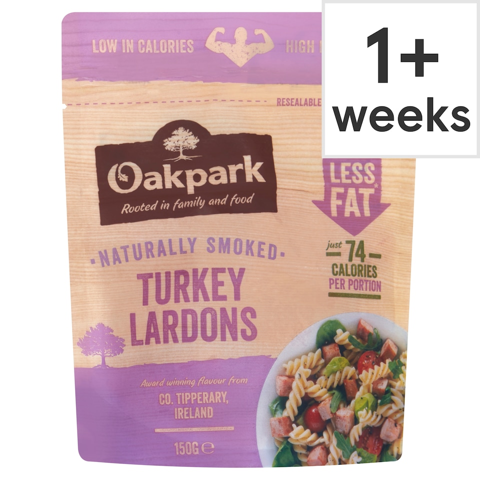 Oak Park Naturall Smoked Turkey Lardons 150G