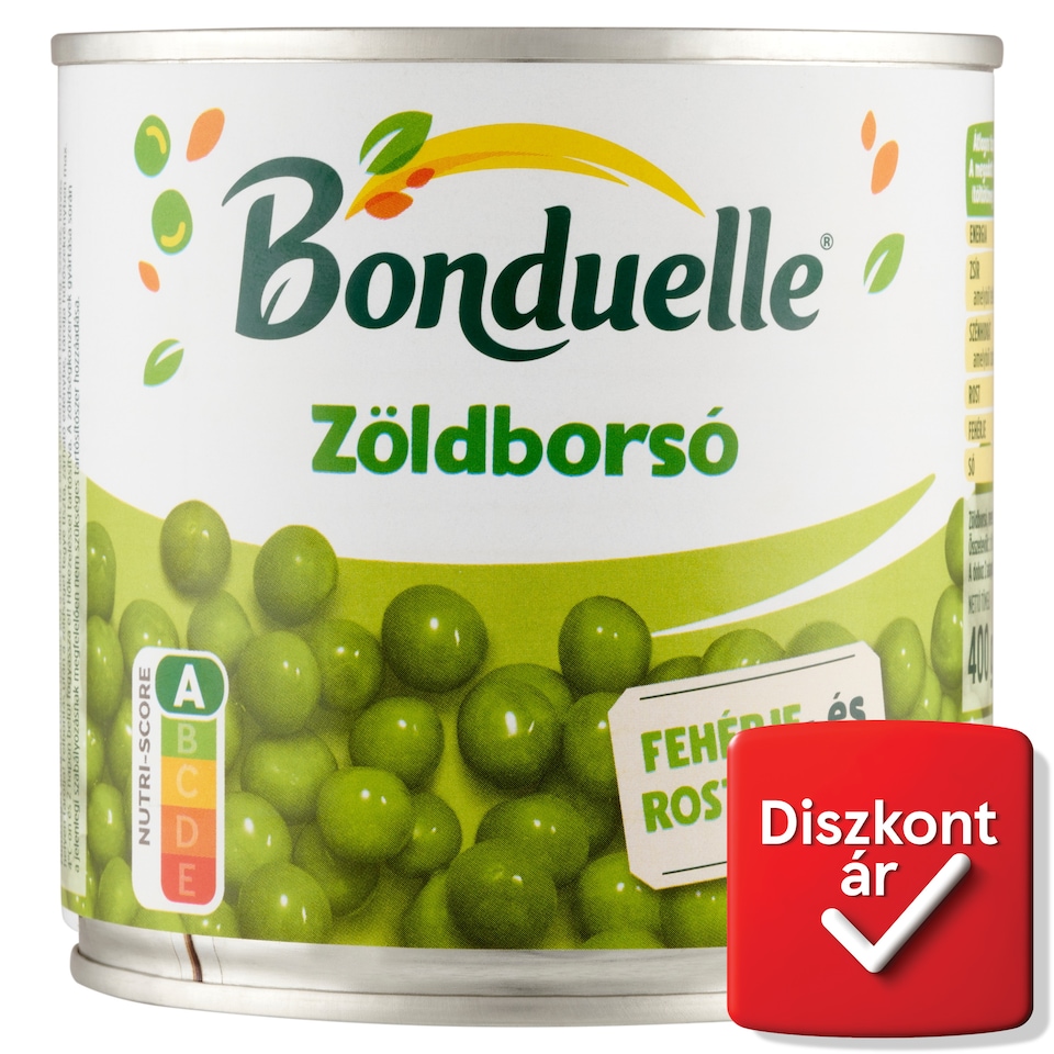 Bonduelle zöldborsó 400 g  1. kép