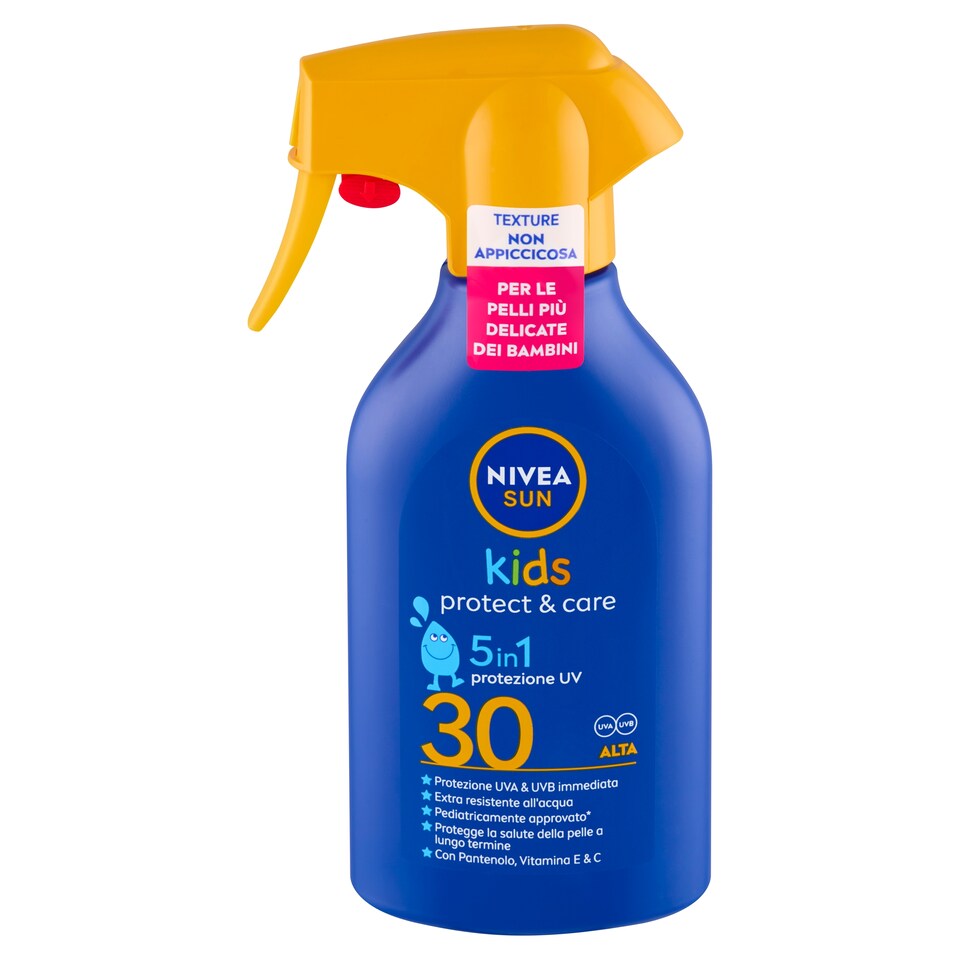 obrázok 1 z Nivea Sun Protect & Care Detský sprej na opaľovanie OF 30 250 ml