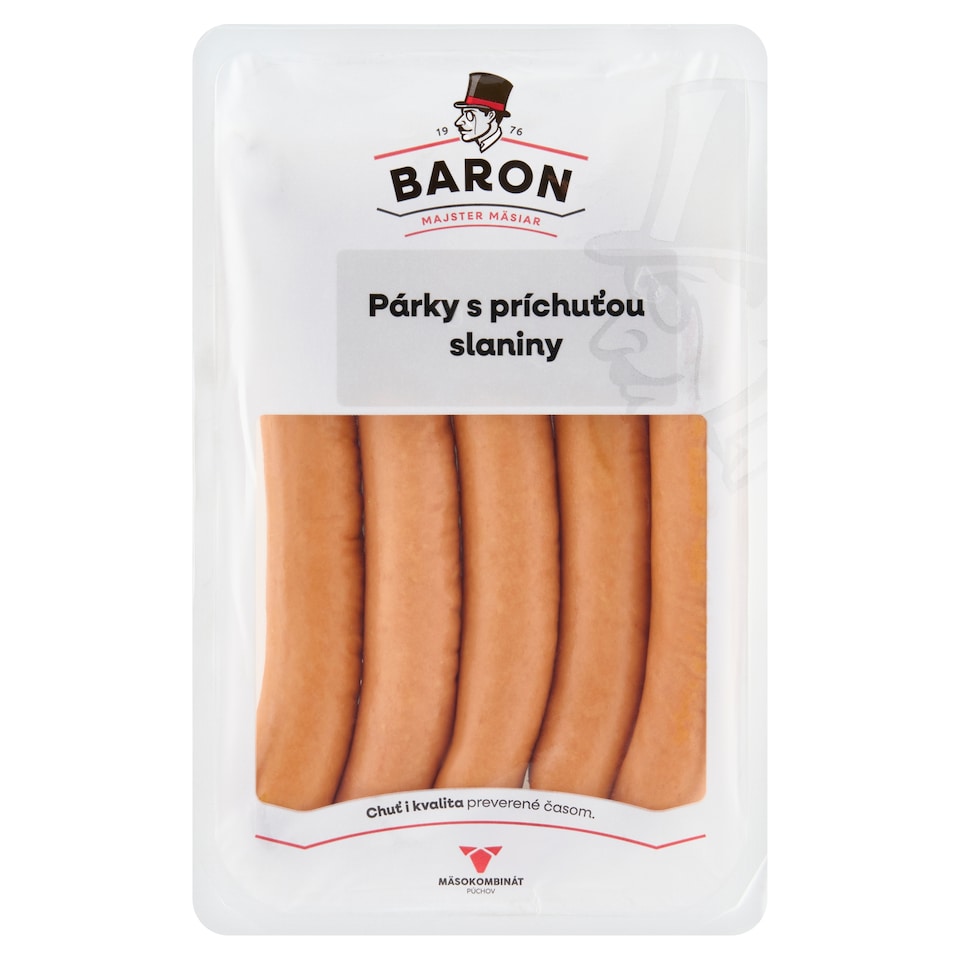 image 1 of Baron Bacon-Flavored Sausages 250 g