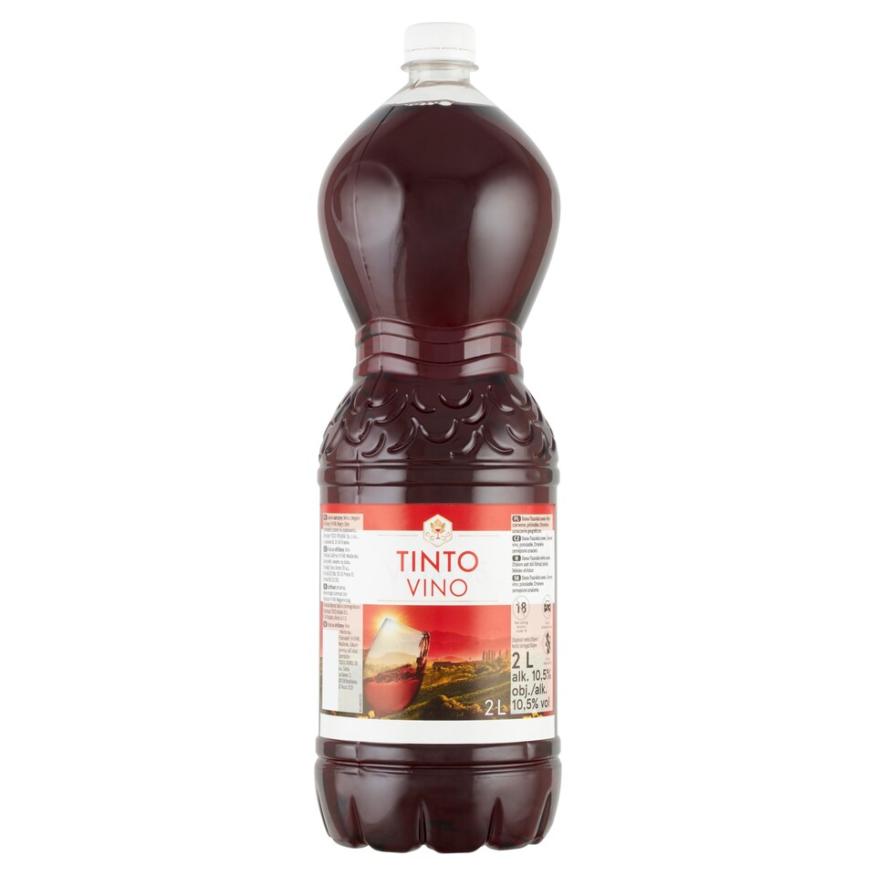 Tesco Víno červené polosladké 2l