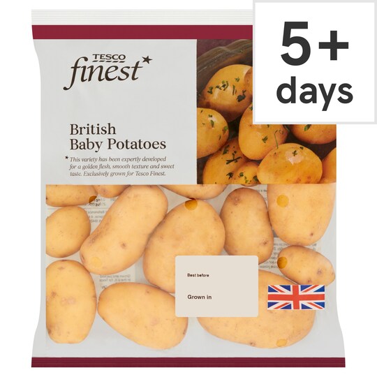 Tesco Finest Baby Potatoes 750G Tesco Groceries