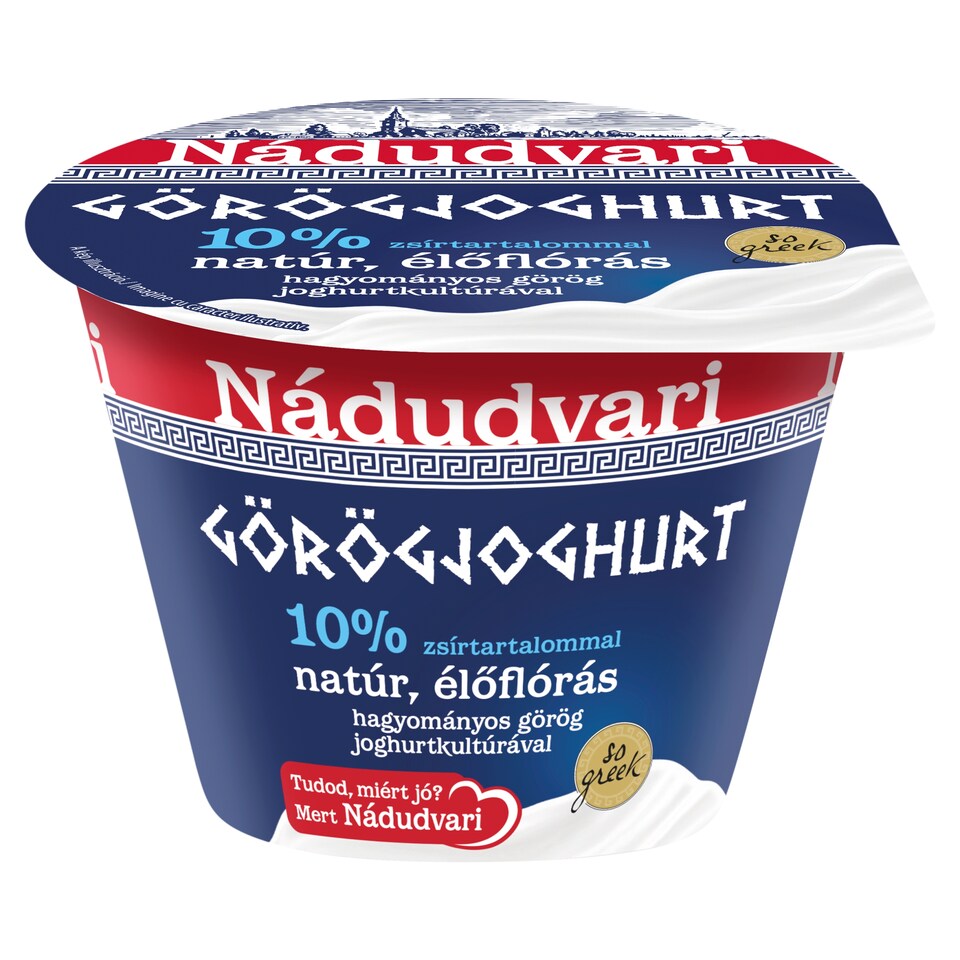 Nádudvari natúr, élőflórás görögjoghurt 180 g
