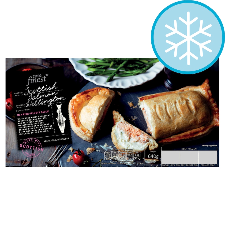 Tesco Finest Salmon Wellington 640G