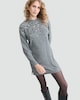 image 1 of F&F Sequin Embellished Long Sleeved Tunic in Grey