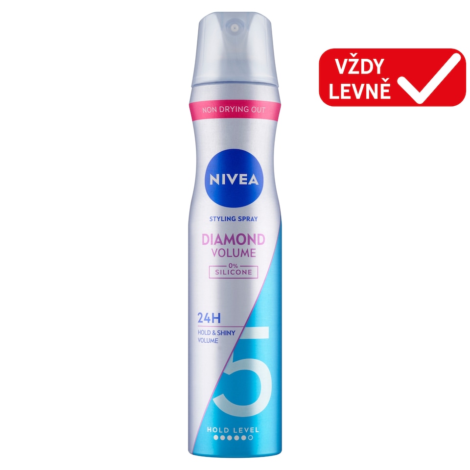 Obrázek 1 pro produkt Nivea Diamond Volume Lak na vlasy 250ml