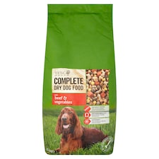 Tesco Premium Complete Dog Food Beef And Country Vegetable 15Kg