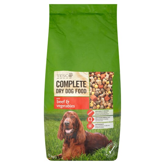 Tesco Premium Complete Dog Food Beef And Country Vegetable Tesco