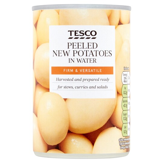 Tesco New Potatoes In Water 300G Tesco Groceries