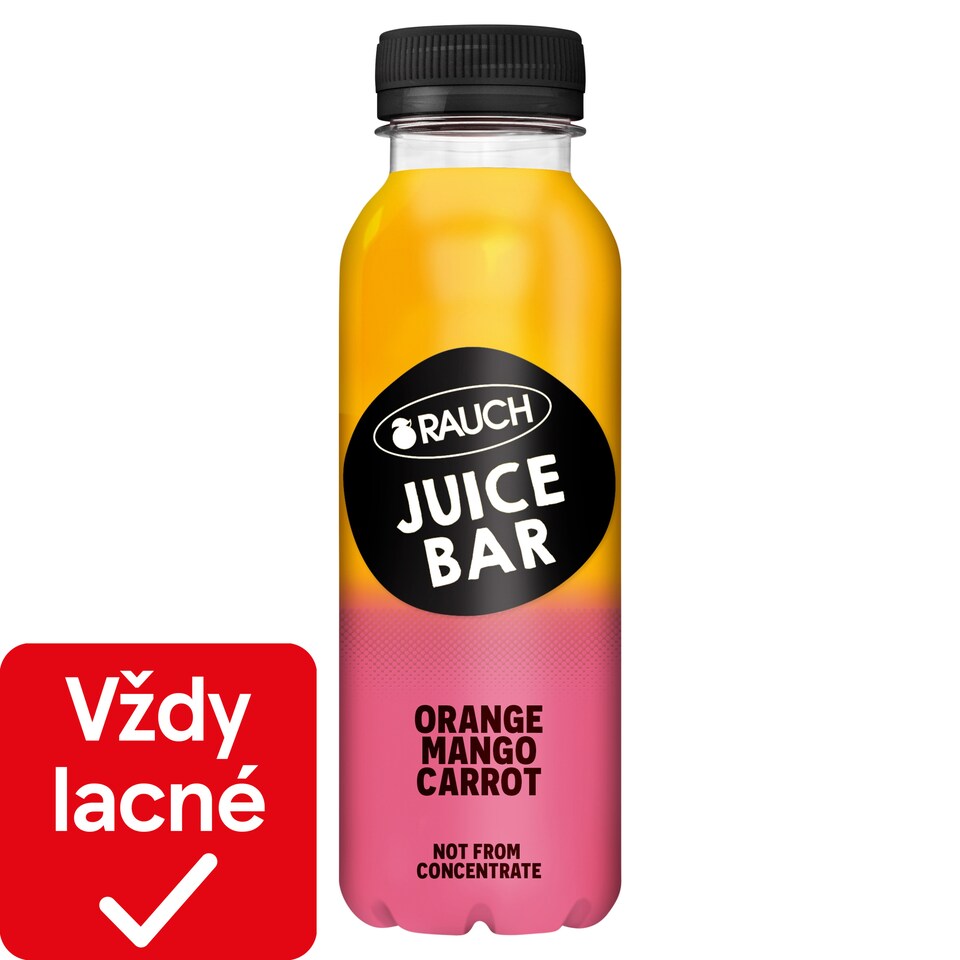 Rauch Juice Bar 100% Orange-Mango Carrot Not from Concentrate 330 ml