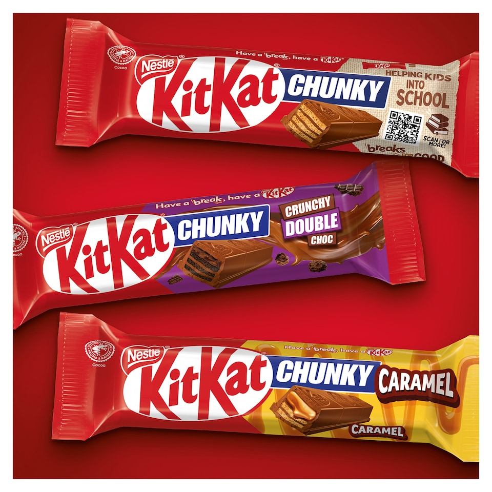 image 1 of Kit Kat Chunky Duo Milk Chocolate bar 64g