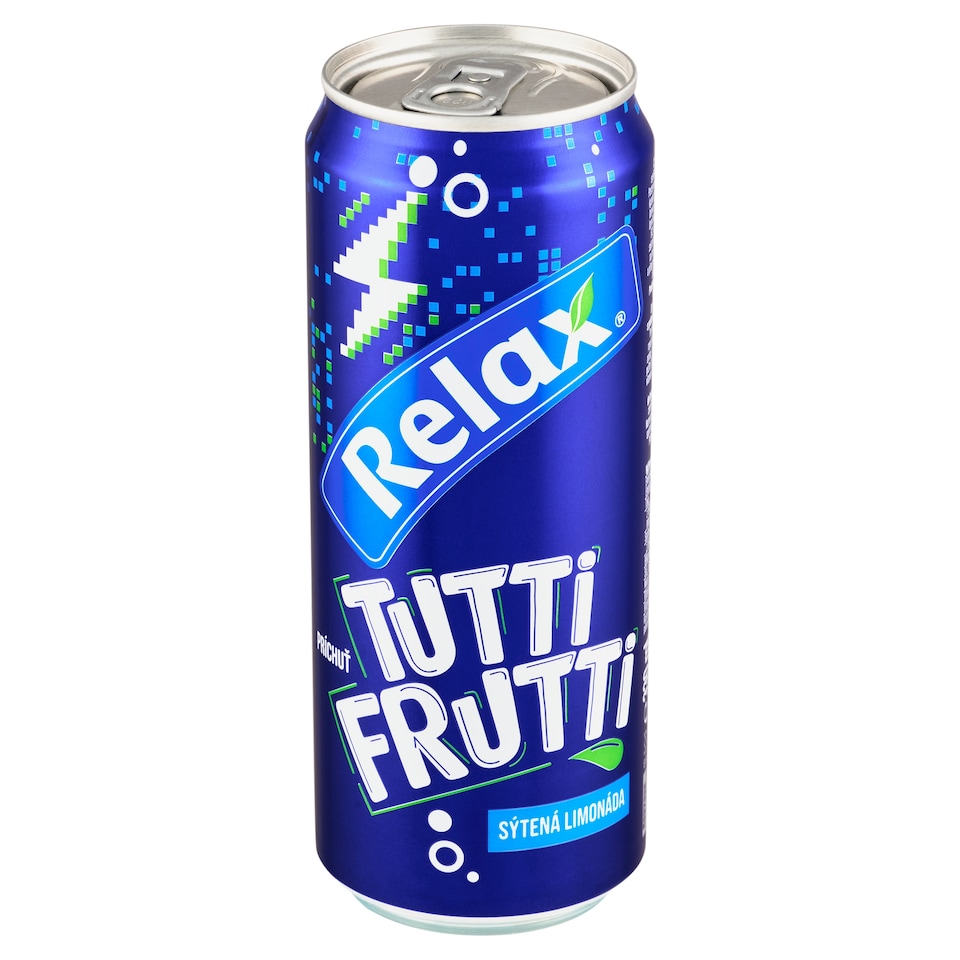Obrázek 1 pro produkt Relax Sycená limonáda příchuť tutti frutti 330ml
