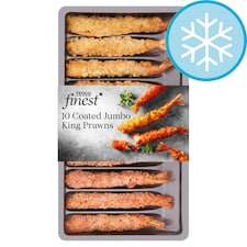 Tesco Finest 10 Coated Jumbo King Prawns 300g