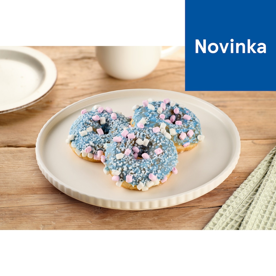 image 1 of Tesco Blue Donut with Marshmallows 60 g