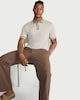 image 1 of F&F Modal Rich Textured Polo Shirt in Cream