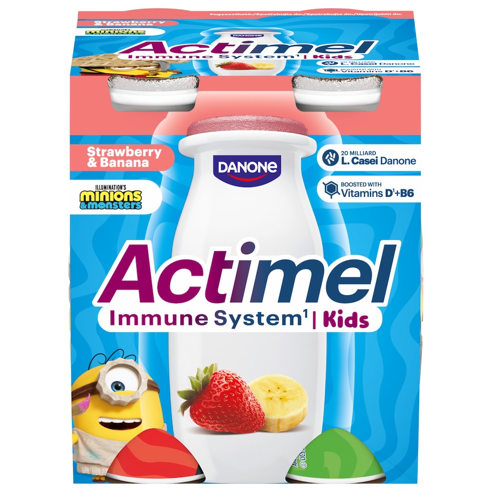 ACTIMEL Kids Jahoda - Banán 4x100g